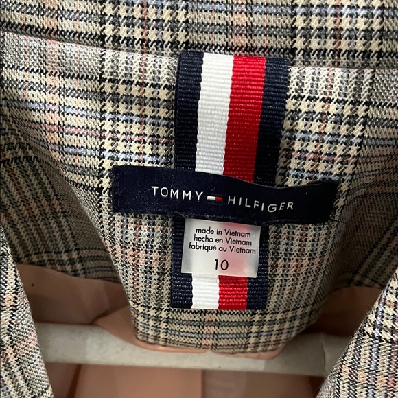 TH Women’s Plaid Blazer - Black, White, Pink and blue - Picture 2 of 4